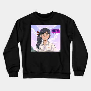 Hey Anime retro cartoonish tshirt Crewneck Sweatshirt